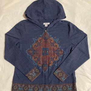 Lucky Lotus Medallion Hoodie L